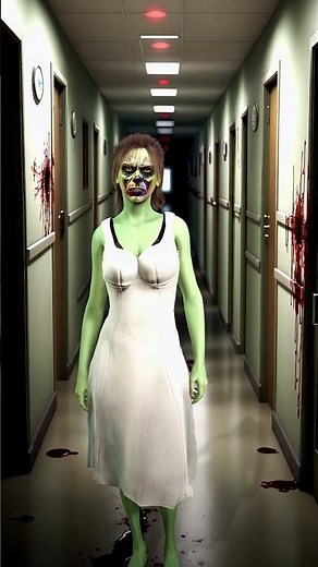 Terrifying Zombie Hallway Experience | Ultimate Halloween Projection Mapping