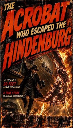 The Acrobat Who Escaped the Hindenburg #Hindenburg #History #WW2 #DisasterHistory #Airship #Zeppelin