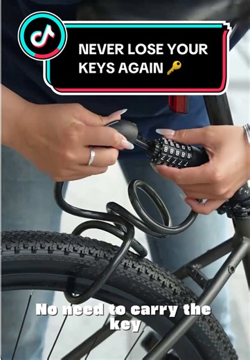 The ultimate keyless bike lock! Secure your ride in seconds without the hassle of keys 🔐 #bikelock #ebike #cyclingtips #mtb #fyp