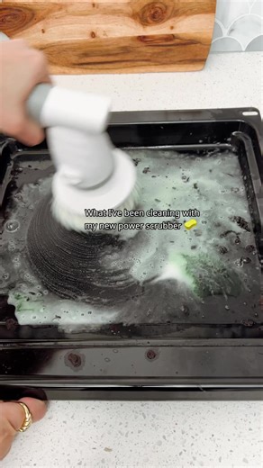 35K views · 602 reactions | Follow the link in my bio to shop.️This little power scrubber is perfect for cleaning everything from ovens and stovetops to dishes and sinks.✨#cleaninghack #cleaningtips #homefinds #homehacks | Carolina McCauley | Facebook