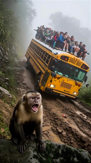 127K views · 599 reactions | Monkey And Elephant Save A Bus Load Of People From Falling Off A Cliff! #miracle | Team Stories | Facebook