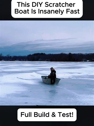 Building a Fast Homemade Scratcher Boat in 10 Minutes