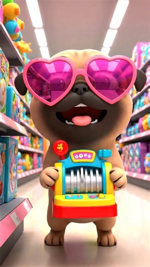 Pug's Toy Money Machine Mania