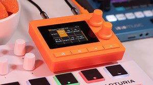 1010music's nanobox tangerine is a cutesy sampler that can fit in your back pocket