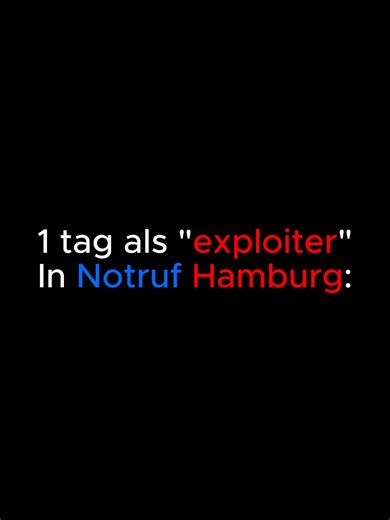 Hacker-Tutorial für Notruf Hamburg auf Roblox