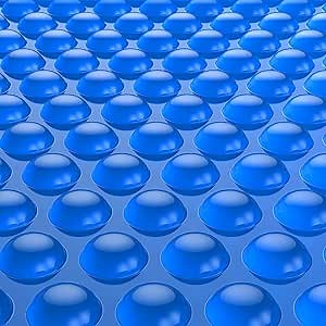 BigXwell Solar Pool Cover, Blue 16-mil 18x36 Foot Rectangle Pool Heaters for In-Ground Pools, 1600 Series Heavy-Duty Insulating Pool Heater Cover for Swimmer