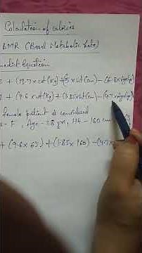 How to calculate BMR by Harris Benedict Equation ? #youtubeshorts #viralshort #bmr #calories