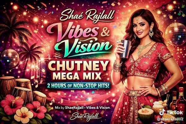 Chutney Mega Mix 2026 🔥 2 Hour Non-Stop | Mix by ShaéRajlall – Vibes & Vision https://www.youtube.com/watch?v=CjUbdfO1uCk From the legends to the energy you love... this mix is packed with hits from Amrit Vani, Suhana Sangeeth, Tom Bhagwandeen & more 🎶 No skips. No breaks. Just vibes. Turn it up, feel the rhythm, and let the music take over 🔊✨ Mix by ShaéRajlall – Vibes & Vision There’s always time for good music 🎶 https://whatsapp.com/channel/0029VbArYol9Bb5otRoA9X0t #ShaéRajlall #VibesAndV