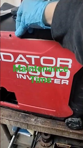 Doing maintenance on my 3500 predator inverter generator. take care of it and it will last longer.