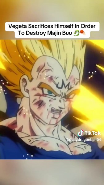 Vegeta's Ultimate Sacrifice Against Majin Buu