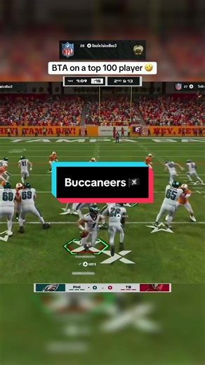 Playing Top 100 Players with the Buccaneers