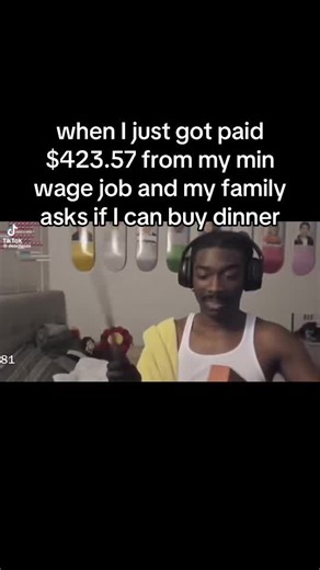Struggles of a Minimum Wage Worker: A Relatable Moment