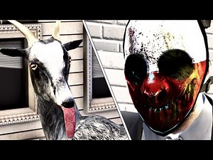 Payday 2 x Goat Simulator Crossover DLC Trailers