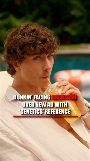 605K views · 10K reactions | Dunkin’ taps the Sydney Sweeney playbook—‘genetics’-themed ad sparks backlash over new 'Golden Hour' refresher. | Fox News | Facebook