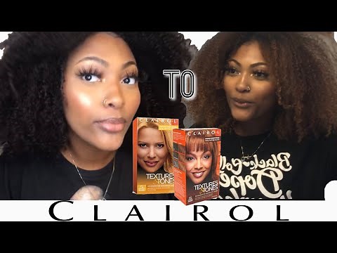 DYING MY NATURAL HAIR BLONDE!!! | Clairol Box Dye