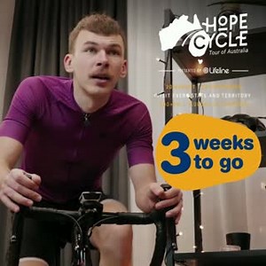 Just 3 weeks till The Hope Cycle gets underway! There is still time to register. You can tackle the challenge solo or in a team of up to 4 riders, riding in 'relay'. It's not about who wins, but crossing the finish line and having fun, whilst raising much needed funds for Lifeline Australia. https://hopecycle.fulgaz.com/ #hopecycle | Lifeline