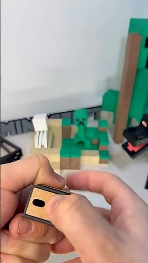 I designed & 3D printed Minecraft blocks 🔥 NO magnets • No AMS • Chest for AirPods Pro 3 #minecraft