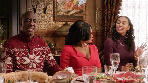 Cheating Christmas dinner disaster (full scene) | Almost Christmas