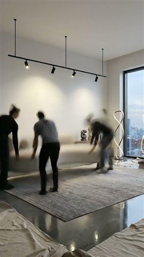 Minimal Space to Art Living Room | Contemporary Interior Design #home