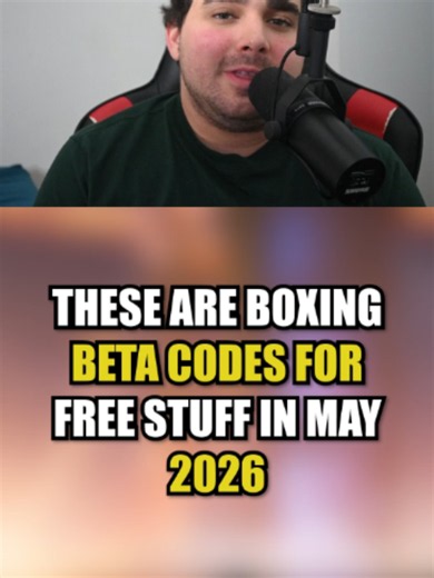 These are Boxing Beta codes for free stuff in May 2026 #fyp #gaming #gamingontiktok #gamingszn #codes