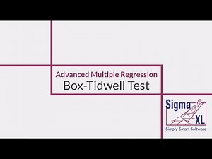 Advanced Multiple Regression - Box-Tidwell Test