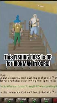 They released a FISHING BOSS in OSRS!