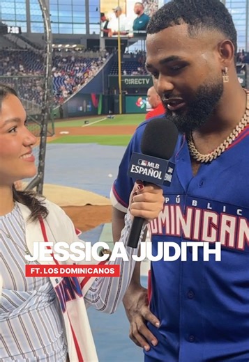 Como dice @Junior Caminero , @Jessica Judith, ¡DÍMELO MÁXIMA¡🎤 #juniorcaminero #jessicajudith #worldbaseballclassic #bigpapi