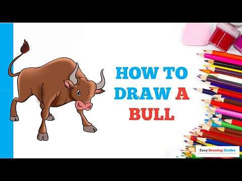 How to Draw a Bull in a Few Easy Steps: Drawing Tutorial for Beginner Artists