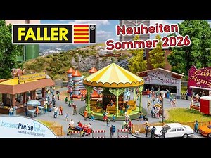 🚂 FALLER Sommer Neuheiten 2026 vorgestellt | Modellbahn Neuheiten für Spur H0 & Spur N entdecken!