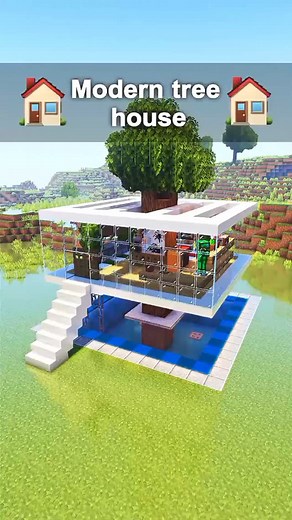 Faishr Gaming on Instagram: "Modern Tree House Tutorial! Subscribers: Faishr Craft /YouTube Tags:- #faishr #faishrgaming #faishrcraft #featurememinecraft #minecraftbuilds #minecrafthouses #minecraft #minecraftmemes #gaming #realisticminecraft #minecraftpe #minecraftbuild #minecraftpc #minecrafter #minecraftonly #minecraftdaily #instagramreel #minecraftideas #minecrafts #minecrafttutorial #minecraftindonesia #minecraftbuildings #minecraftart #minecraftsurvival #minecraftcreations #minecraftedit #