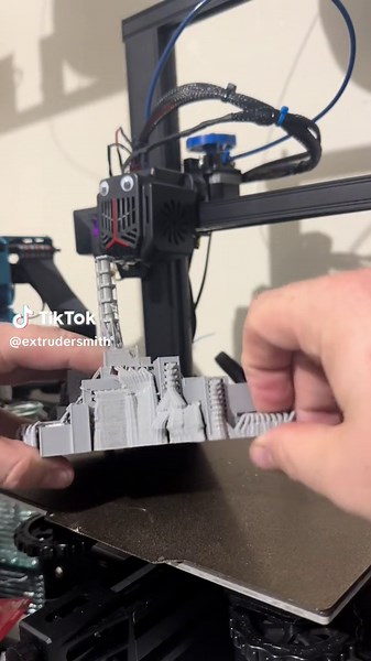 Chernobyl Reactor Unit Four 3d printed on an ender3 v2 neo! #ender3 #ender3v2 #creality #chernobyl #chernobyldisaster #nucleardisaster #nuclear #3dprinting #3dprint #followme