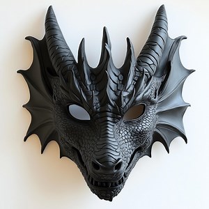 3D Printed Dragon Mask Fantasy Cosplay Mask | Mythical Creature Costume | Adjustable Fit | LARP & Renaissance Fair Mask Gothic Warrior Mask - Etsy