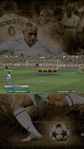 Roberto Carlos freekick 29M | Winning Eleven PS2 #aetherx2 #freekick #nostalgia #fyp #foryourpage #winningeleven2010