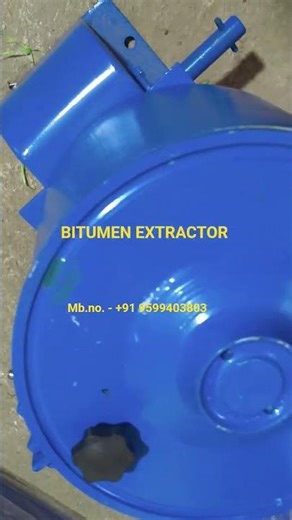 BITUMEN EXTRACTOR Hand Operate #controlengineering #civilengineering