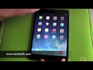 Apple iPad mini with Retina Display black setup and first look