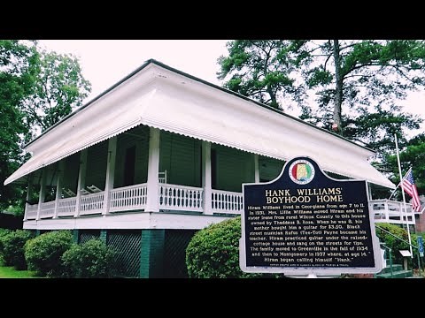 HANK WILLIAMS Boyhood Home & Where He Learned GUITAR!