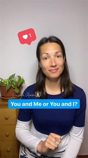 11K views · 64 reactions | You and Me or You and I? 卵 亂 When to use each of them? 樂  | ABA English | Facebook