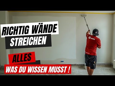 WÄNDE easy SELBER streichen 🤙🏼 ⎜Anleitung