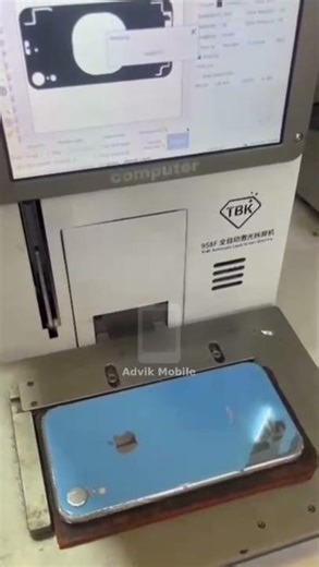 iPhone XR Back Glass Replacement — Laser Cutting Technique