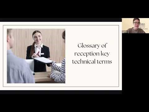 FRONT OFFICE & RECEPTION TRAINING | LESSON 3 | RECEPTION STRUCTURE & TERMINOLOGY | TRAINER STEFANIA