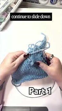 Part 1 How to Fix Dropped Stitches in your knitting. Trust me it’s easier than it looks! #knitting