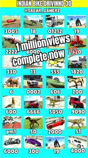 All new Chet code 💯🤯Real code 💥 Indian bike driving 3d all new cheat code update + plugin cheat code