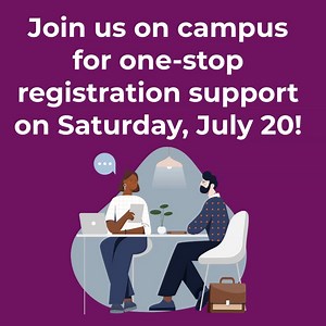 Finish registering for the Fall Semester, join us on Sat., July 20. Our admissions, advising, financial aid, & other teams will be onsite to provide in-person help! Don't miss out on scholarship raffles, fun giveaways, free food & more! RSVP today  estrella.today/rev | Estrella Mountain Community College | Facebook