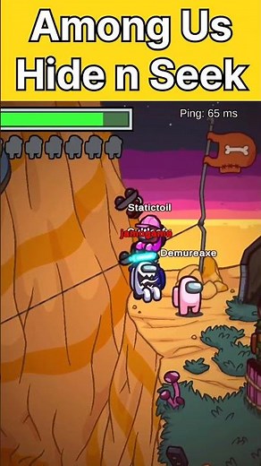 Among Us Hide n Seek - Shorts Part 316 - Pro Seeker / Hider impostor