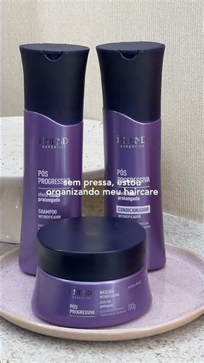 No rush, I'm organizing my haircare routine.