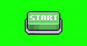 Green Start Button Animation 8-bit Pixel Stock Footage Video (100% Royalty-free) 3608329967 | Shutterstock