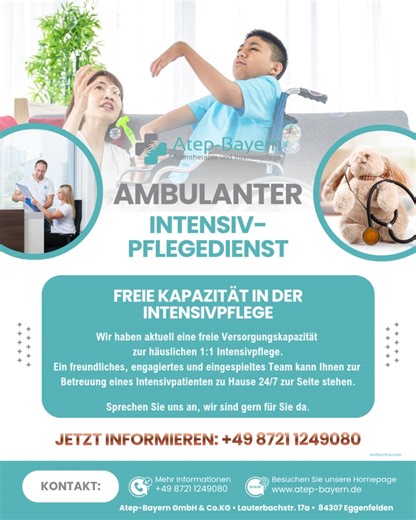 Ambulanter Intensivpflegedienst Atep-Bayern, Eggenfelden 喙 ♥️...