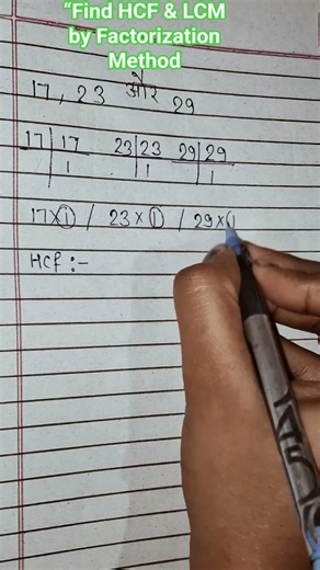 “Find HCF & LCM by Factorization Method ✏️”“Learn HCF and LCM the easy way!