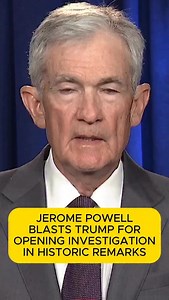 An important announcement from Fed Chair Jerome Powell. The pressure, persecution, pettiness and false pretexts continue. This underscores why it’s so important to bring these cases into a court of law, we’re both sides can discover all the facts, all questions must be answered directly, and false pretexts fall apart. This administration is inept and pathetically weak where it matters most, unable to indict a ham sandwich, or win a simple majority of their cases. The truth will prevail. And so w