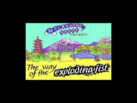 The Way of the Exploding Fist (Commodore 64) – Écran-titre (PAL) – 1080p